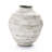 11.5'' Rustic Gray Ceramic Round Vase
