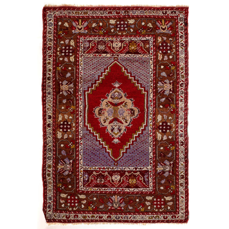 Tapis tribal Dakhia 3 x 5 rétro Anatolian