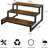 Spice Rack Organizer For Countertop,  Kitchen Counter Shelf, Wooden Tiered Display Stand Shelf,(3 Tier).