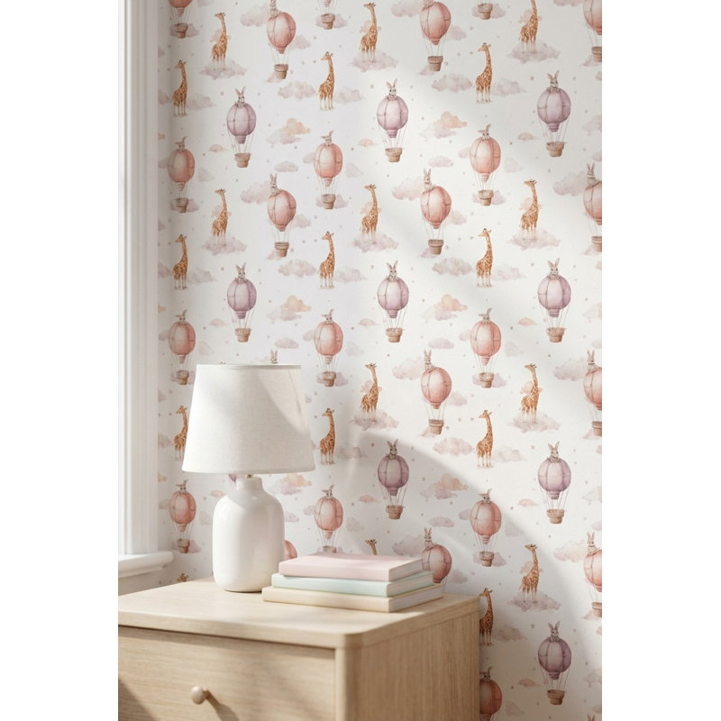 Papier peint fantaisiste avec bulles d'air, Non tissé, non collé