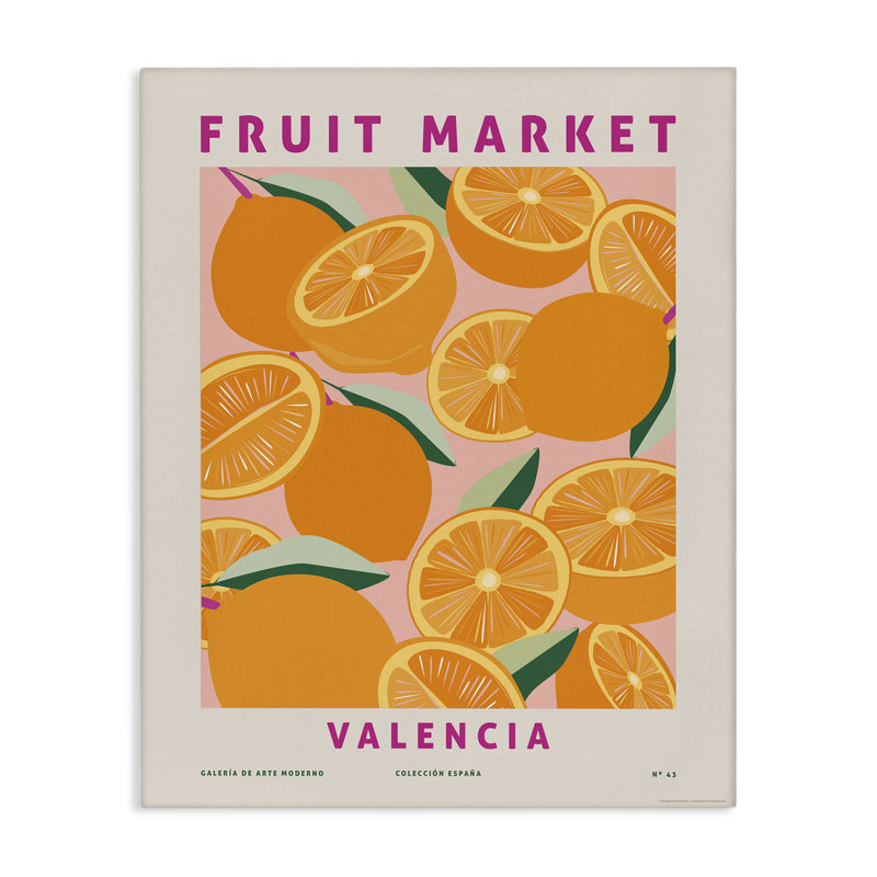 «Fruit Market Oranges» par Reinders, H 20 po x l 16 po