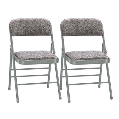 Chaise pliante rembourrée