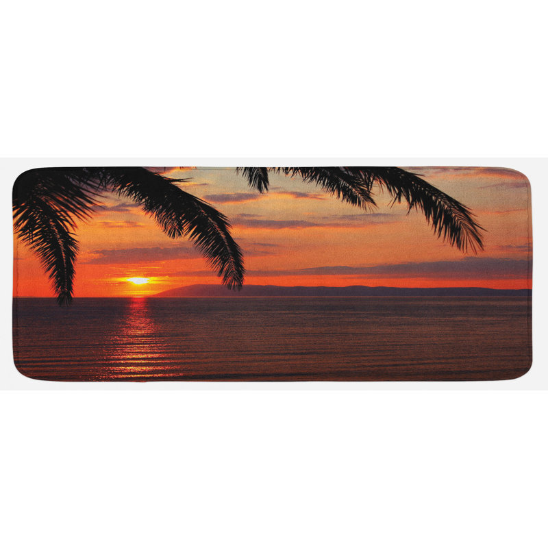 Tapis de cuisine tropical