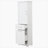 Tall Bathroom Storage Cabinet, Storage Cabinet With Different Size Drawers And Adjustable Shelf