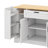 Multi-Functional Storage Sideboard,Extendable Dining Table, Adjustable Shelves,3-Tier Pull-Out Rack-124554873