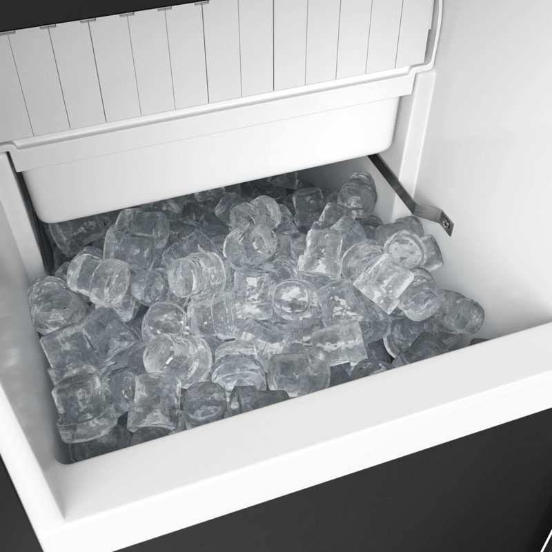 Avallon 15-Inch Panel Ready Undercounter Ice Maker with Custom Wood Finish