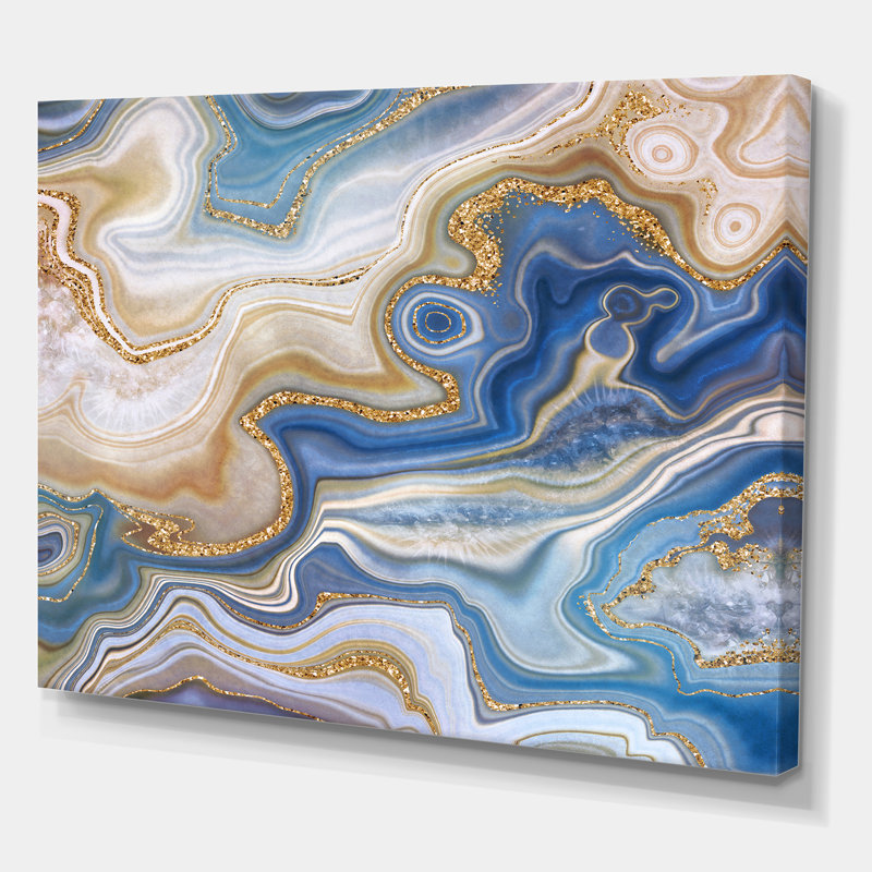 « jasper agate », impression sur toile, H 20 po x l 20 po x P 1 po, Toile tendue