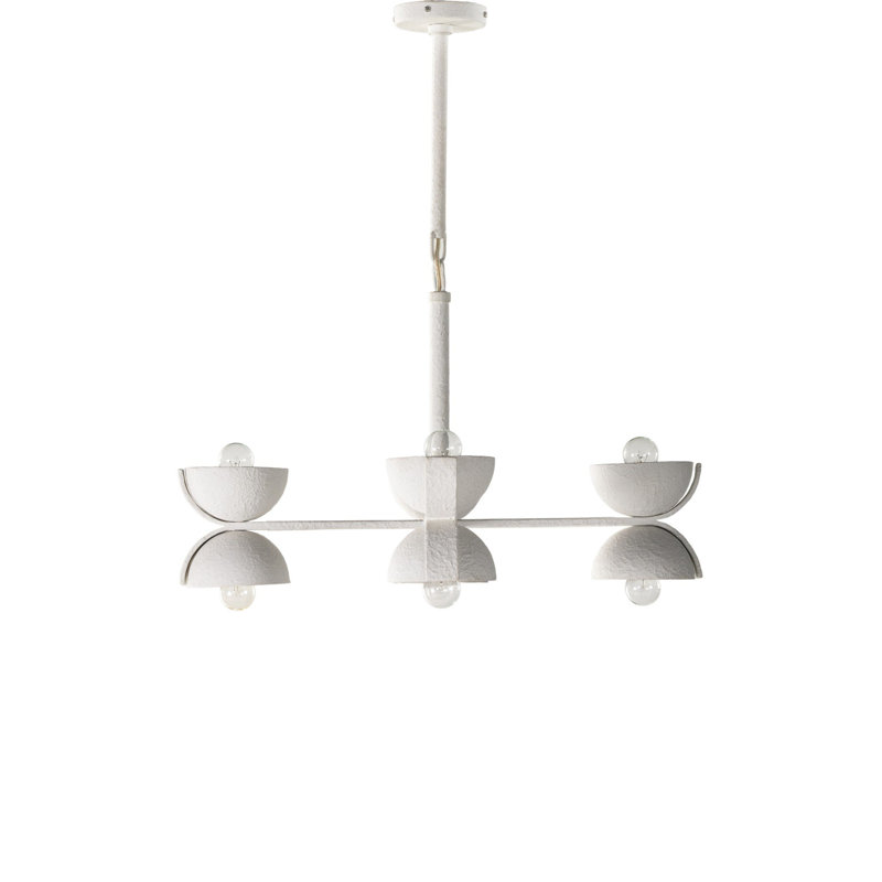 Santorini 8 - Light Chandelier, White