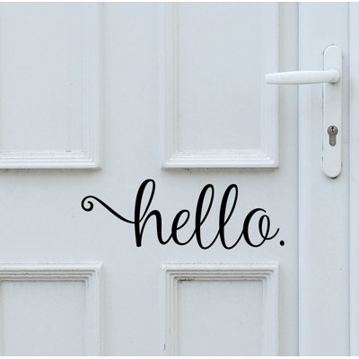 Text & Numbers Non-Wall Damaging Wall Decal