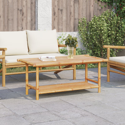 Alarise Solid Wood Four Leg Coffee Table