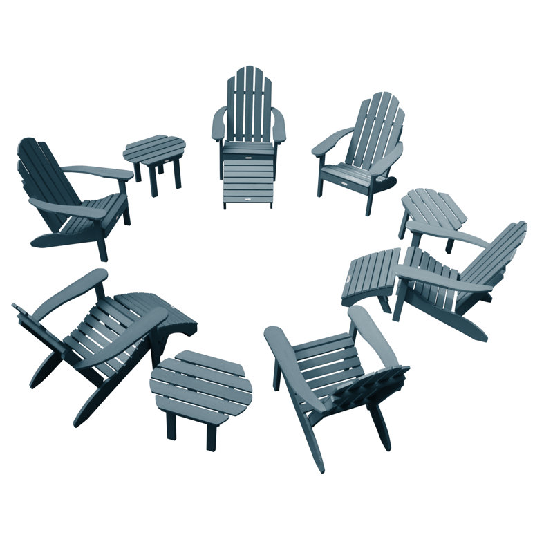 Anette 6 - Person Patio Conversation Set, Nantucket Blue