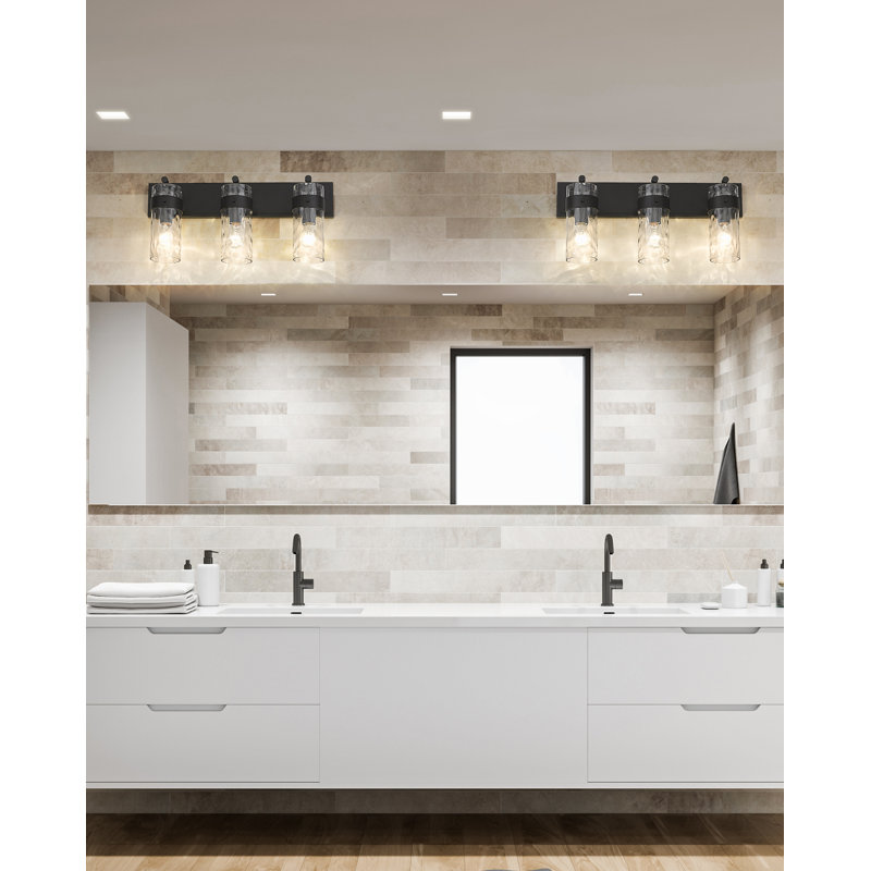 Aultman 3 - Light Dimmable Vanity Light, Matte Black