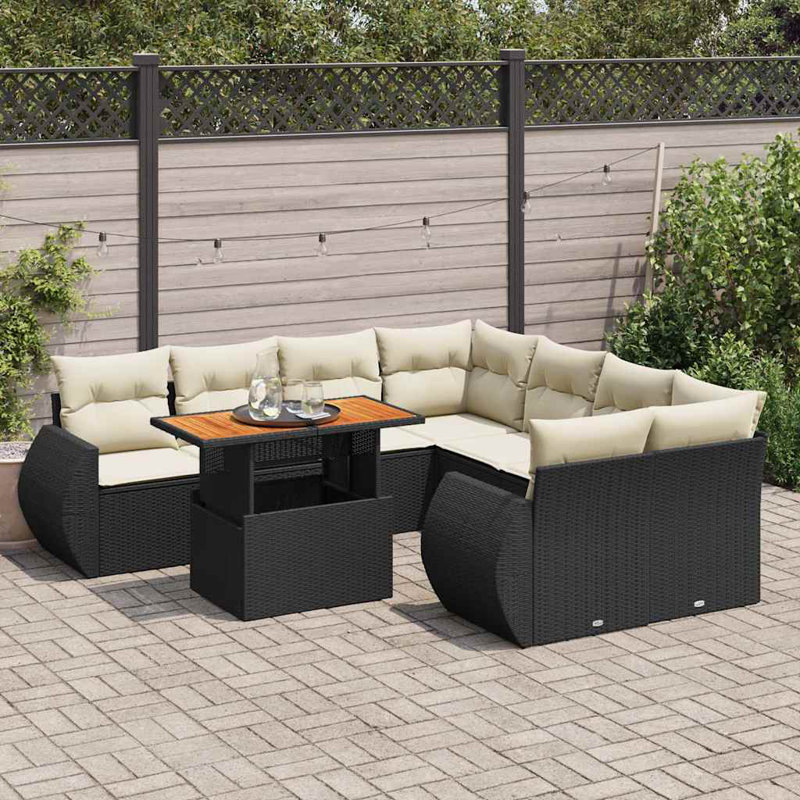 Ensemble de canapé de jardin Vidaxl