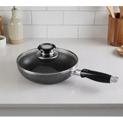 8" Non Stick Fry Pan With Lid