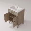 Meuble-lavabo simple 24 po de largeur x 18 po de profondeur, comptoir en acrylique-824544147