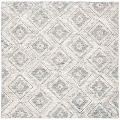 Dibenedetto Hand Tufted Wool Geometric Rug