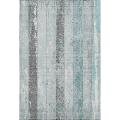 Premium Machine Washable Medena AMF1868 Stripes Rug