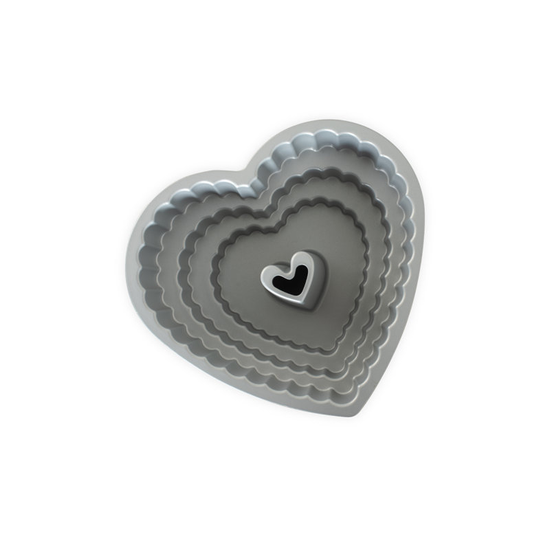 Nordic Ware Tiered Heart Bundt Pan