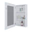 Pharmacie avec miroir inclus Parks, blanc-1151510227