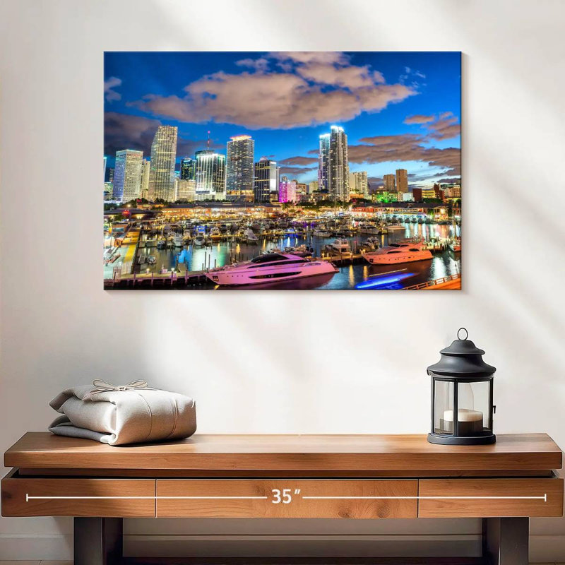 Kavia, centre-ville de Miami, Floride, H 16 po x l 24 po