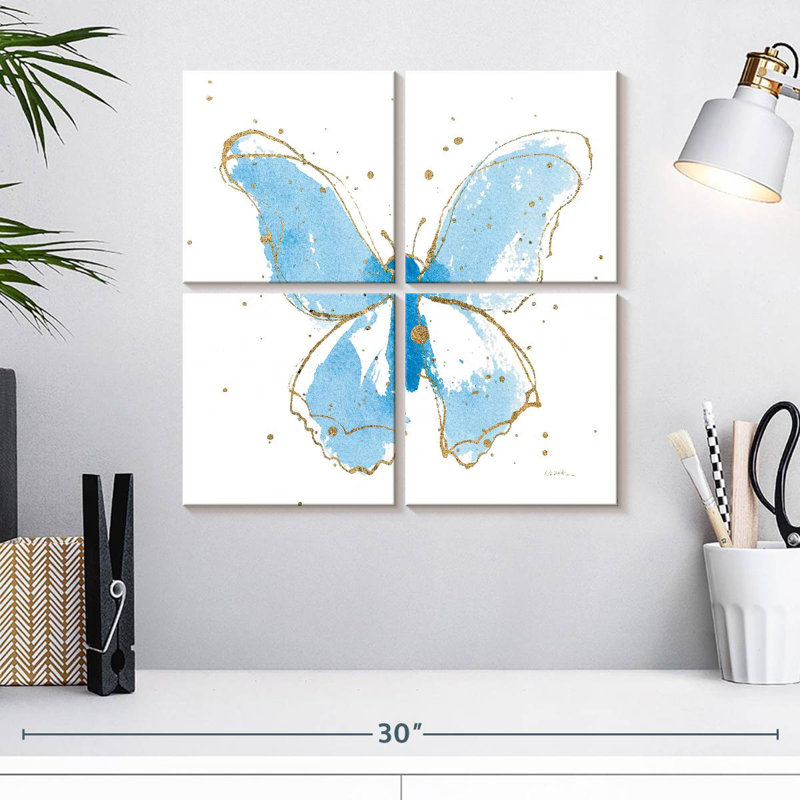 Papillons dorés Brampt II, H 18 po x l 18 po