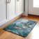 Premium Machine Washable Cerrito AMF518 Teal Rug