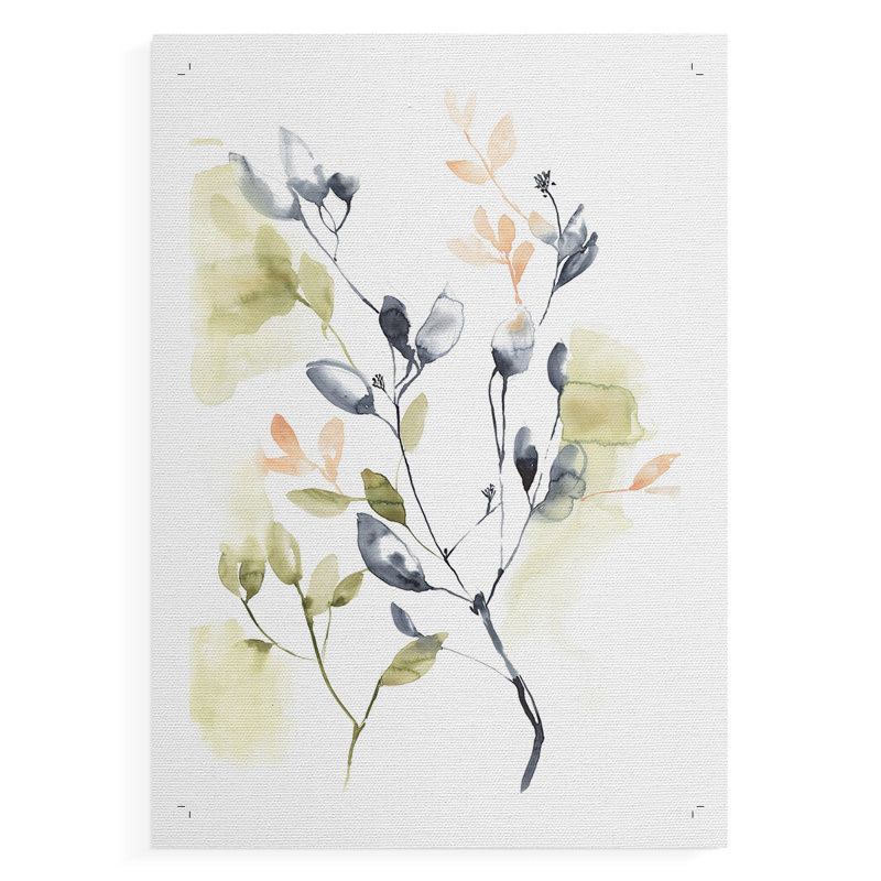 Sweet Leaves I - Impression sur toile seulement - NON-CADRE, H 12 po x l 8 po