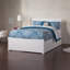 Lit plateforme en bois massif Fleenor avec pied de lit et tiroirs de rangement assortis-24578811-24578815