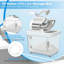 660LBS/H Commercial Ice Crusher with Dual Blades Safety On/Off Switch for Home