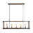 Thecle 5 - Light Brown Kitchen Island Pendant