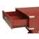Grable Transitional Wooden 1-Drawer Rectangular End Table with Metal Corners