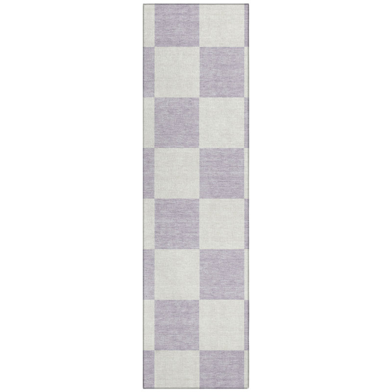 Machine Washable Indoor/Outdoor Buster ACN2345 Geometric Rug, Runner 2'3" x 7'6"