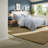 Premium 3-Piece King Bedding Sets, Blue Cotton Jacquard Duvet Set for Home