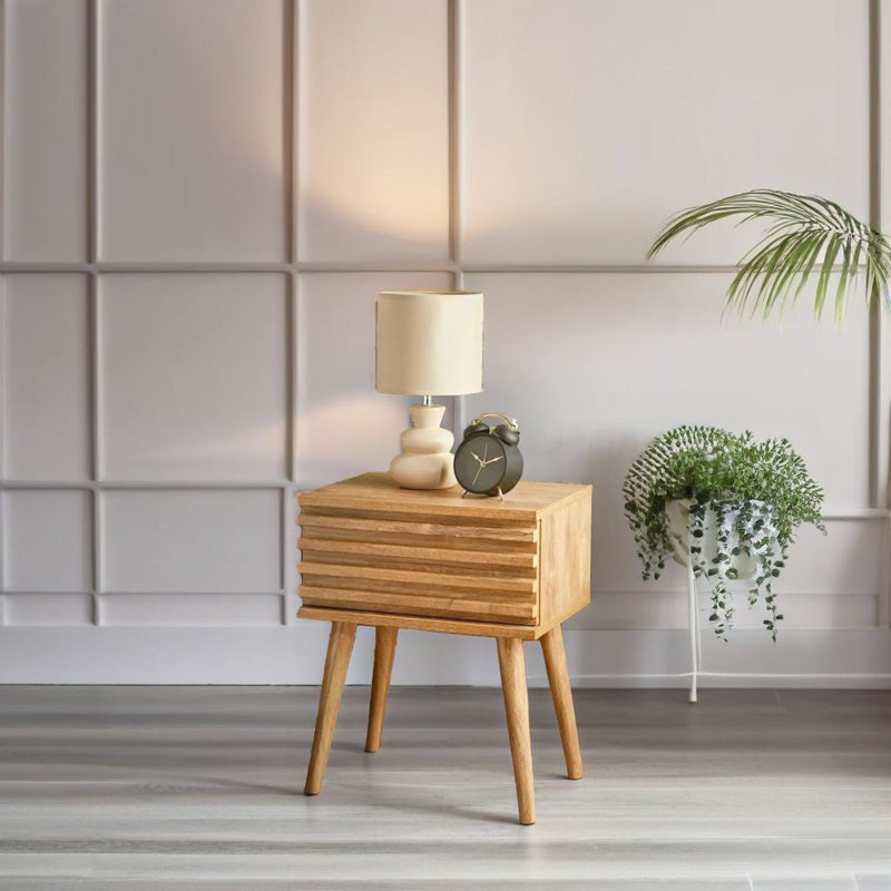 Solid Wood End Table