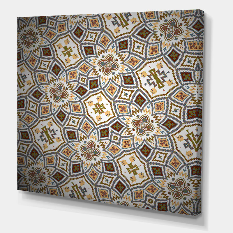 « Arabic Mosaic plafond », impression sur toile, H 30 po x l 30 po x P 1 po