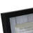 10" Classical Rectangular 4" x 6" Photo Picture Frame with Clip - Black and White