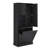 Tall Storage Cabinet With Adjustable Shelves, Large Flip-Out Basket & Enclosed Cabinets – For Bathroom, Living Room, Or Office, With Aluminum Alloy Handles-1743794484