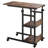 Mobile Rolling Side Table With Multi-Level Storage And Adjustable Height