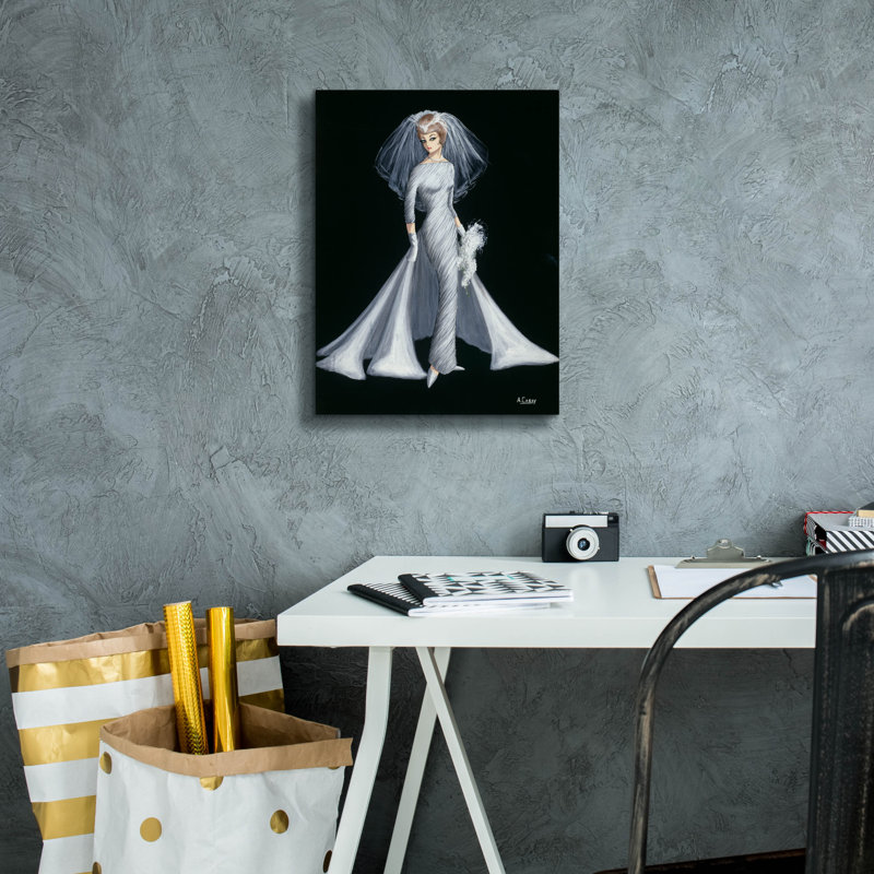«Vintage Bride» par Anthony Casay, H 16 po x l 12 po x P 0,75 po