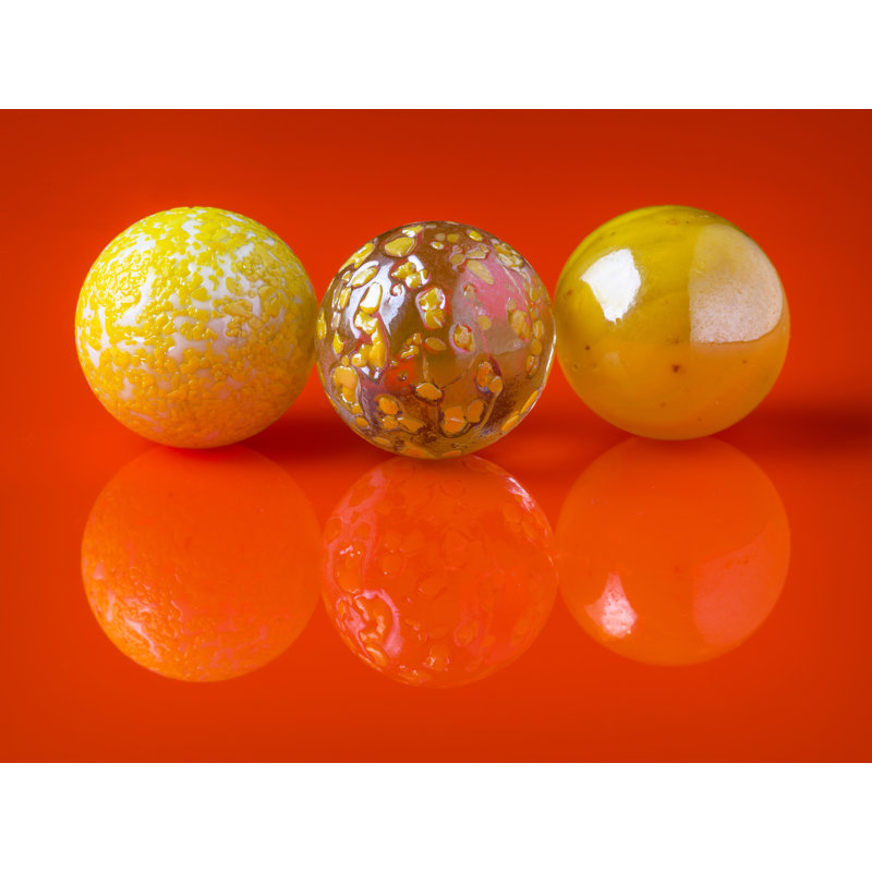 Marbles by Philippe Monthoux, Black Framed Paper, 16" H x 20" W