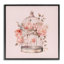 Cage à oiseaux avec giclée de roses en fleurs par Andrea Haase