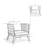 Santiago - Outdoor Conversation Chair - Slate Grey