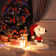 Snoopy Santa Lighted Display