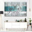 «Gather Together», ensemble de 3 typographie grunge sur toile par Faithinart-1500639743