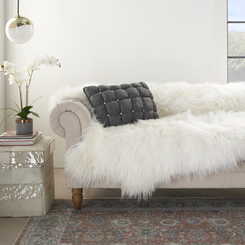 Buttons Throw Pillow, Dark Gray