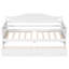 Lit de jour simple en bois avec 2 tiroirs de rangement - Canapé-lit pour la chambre à coucher et le salon, aucun sommier nécessaire