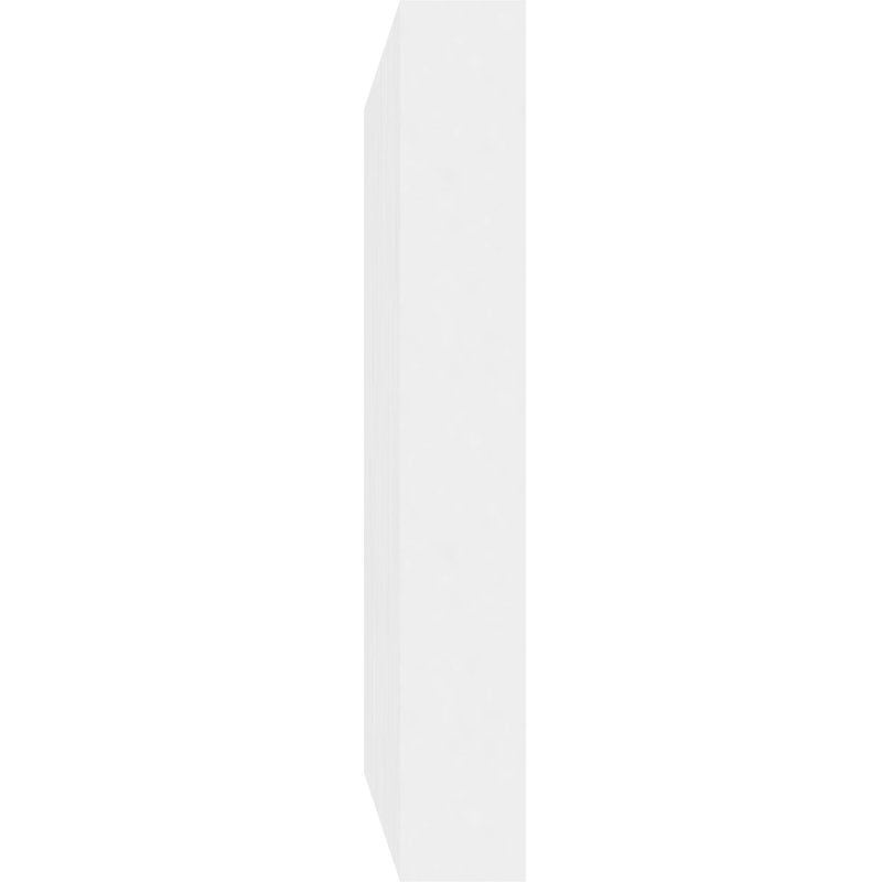 Monroe Architectural Grade PVC Dentil Trim w/Backplate, 7" H x 84" W x 1" D
