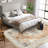 Vintage Living Room Rug 8x10 Washable Oriental Medallion Accent Rug Non Slip Backing Distressed Floor Cover Carpet for Bedroom Dining Room Office Brown-1196516330-1196516332