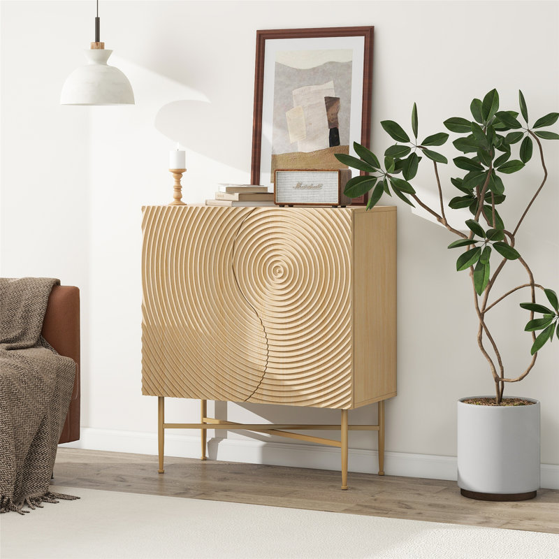Buffet, armoire de rangement autoportante avec tablettes réglables pour le salon, la cuisine, le vestibule, l'armoire décorative du salon