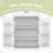 Bathroom Storage Cabinet With Multi-Functional Storage Space, Drawer With Slide Rails, Adjustable Shelf-1242260066
